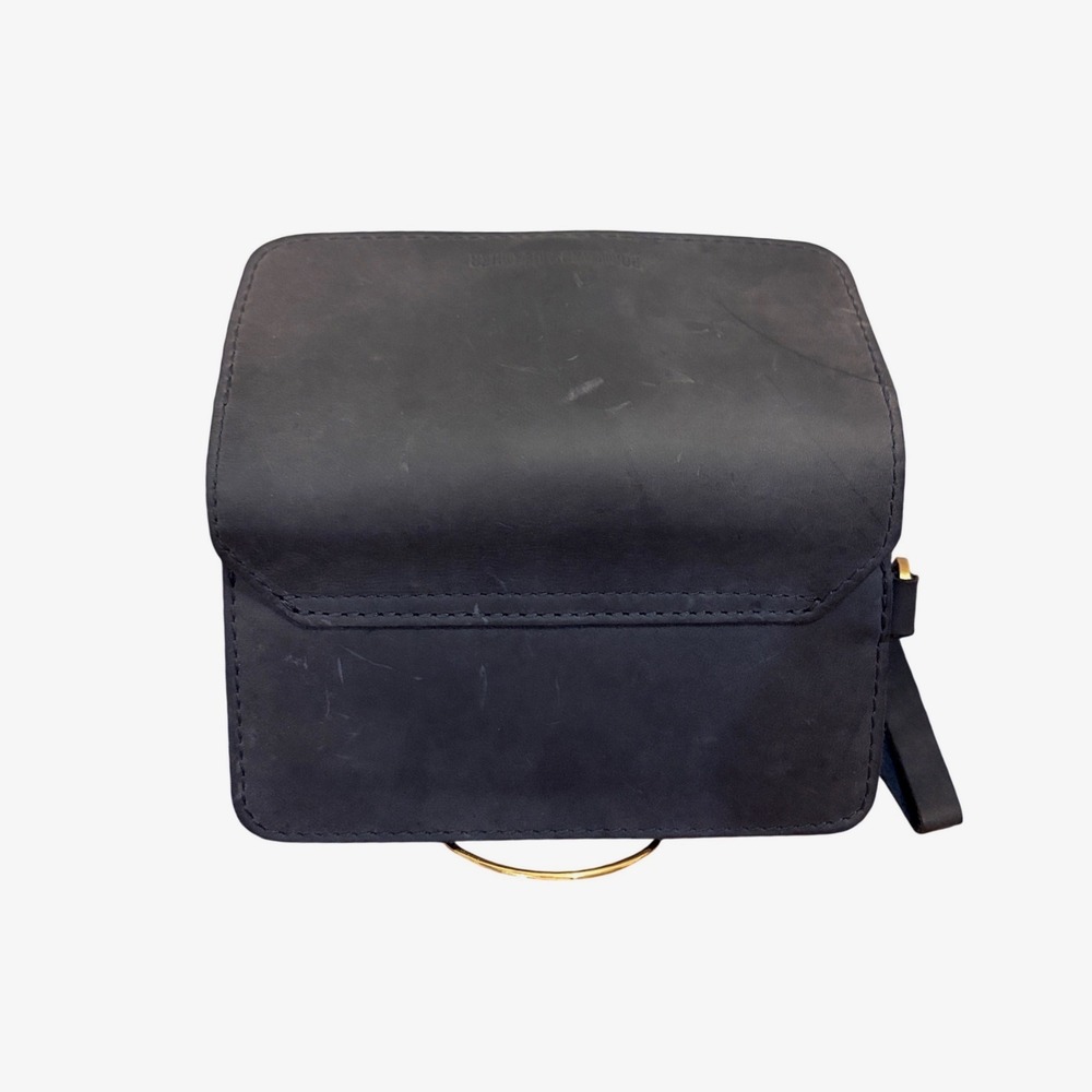 Portland Leather Goods Wallet Clutch Deep Water Blue Leather Accordion Wristlet - Picture 7 of 11